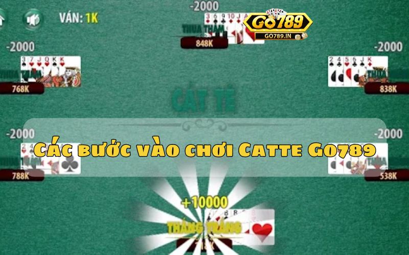 Các bước vào chơi Catte Go789 đơn giản