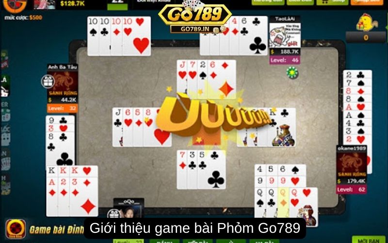 Giới thiệu game bài Phỏm Go789